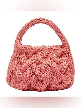 JW Anderson NWT Small Cable Knit Bag Bubblegum Pink w/ Dust Bag